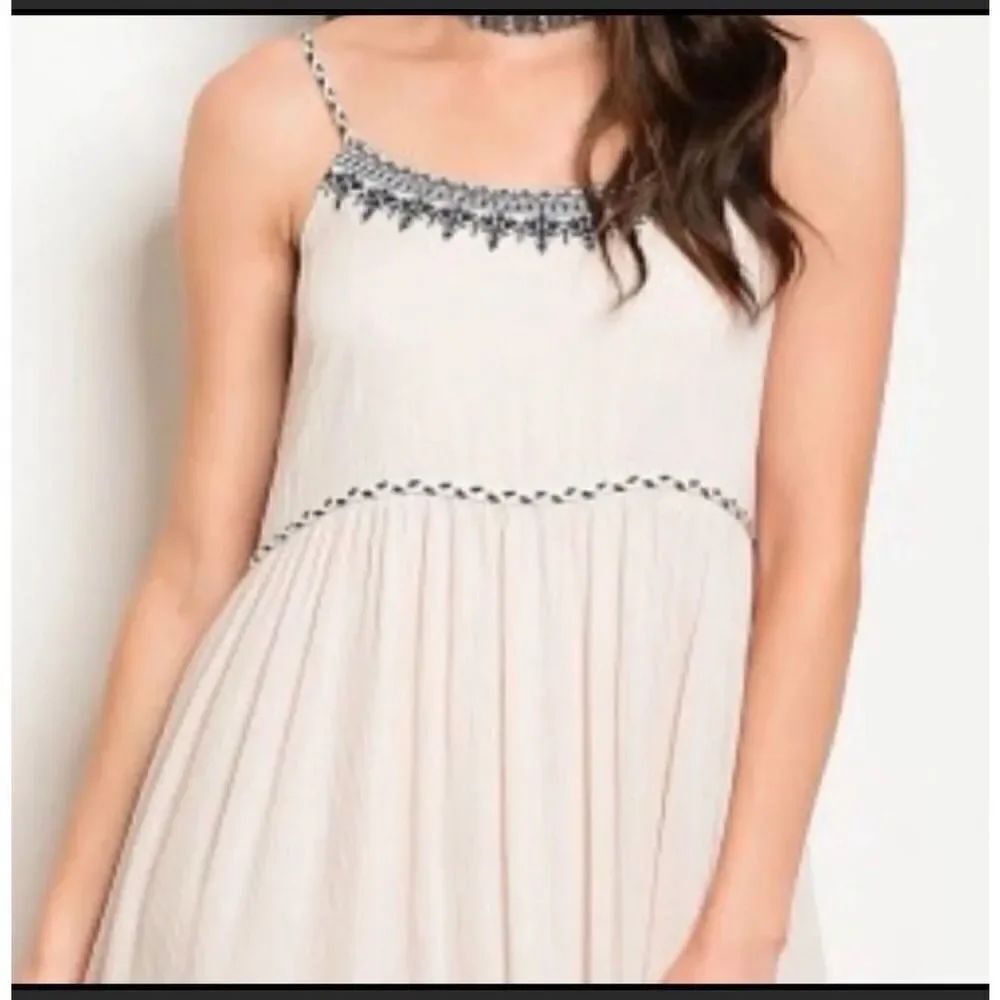 Ina Maxi Prairie Boho Goddess Dress Size Medium - Picture 3 of 16